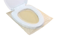 Load image into Gallery viewer, 3pcs Travel Disposable Toilet Mat Hotel Toilet Seat Cover Water-Proof Bacteria-Proof Protection