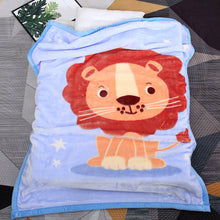 Load image into Gallery viewer, Nap Blanket Winter Double-Layer Thickened Right-Angle Edging Cover Blanket Baby Cloud Blanket Cartoon Blanket