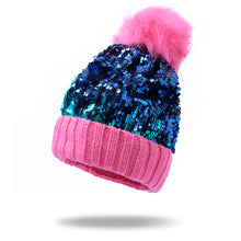 Lade das Bild in den Galerie-Viewer, Warm Winter Knit Beanie Hats Women's Fur Ball Fashion Thickened Wrapping Unisex