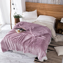 Load image into Gallery viewer, Winter Warm Double Layer Berber Fleece Blanket Nap Single Double Flannel Blanket