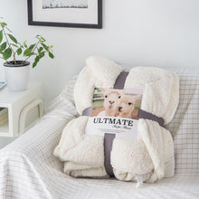 Load image into Gallery viewer, Winter Warm Double Layer Berber Fleece Blanket Nap Single Double Flannel Blanket