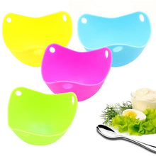 Load image into Gallery viewer, Egg Cookers Silicone Egg Poacher Poaching Pods Pan Mold Bowl Rings Cooker Boiler