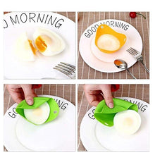 Load image into Gallery viewer, Egg Cookers Silicone Egg Poacher Poaching Pods Pan Mold Bowl Rings Cooker Boiler