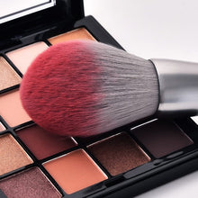 Load image into Gallery viewer, 10 Silver Makeup Brushes Makeup Tools Blush Brush