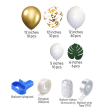 Load image into Gallery viewer, 100pcs Platinum Suit Balloon Garland Birthday Party Wedding Decoration