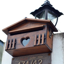 Load image into Gallery viewer, Mailboxes Creative Wooden Mailbox Outdoor Post Box Rainproof Wall Mounted Letter Box