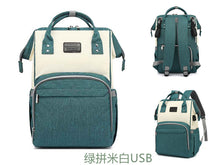 Lade das Bild in den Galerie-Viewer, Backpack Multifunctional Large Capacity Baby Diaper Bag Oxford Cloth Mother Bag