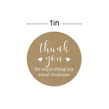 Lade das Bild in den Galerie-Viewer, 2x500pcs Christmas Xmas 1 Inch Thank You Sealing round 25mm Envelope Cartridge Stickers tape