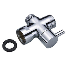 Load image into Gallery viewer, Faucets 3 Way Tee Connector Shower Head Diverter Valve For Toilet
