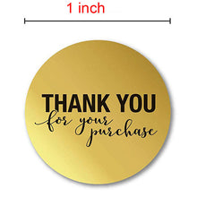 Lade das Bild in den Galerie-Viewer, 2x500pcs Christmas Xmas 1-Inch Thank You Sealing round 25mm Envelope Cartridge Stickers tape