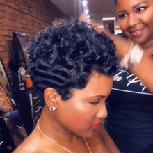 Load image into Gallery viewer, Women Wig Short African Handsome Short Curly Hair W454