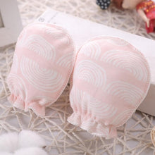 Load image into Gallery viewer, 3PCs Gloves Mittens Baby Anti Scratching Gloves Newborn Cotton Protection Hand