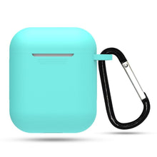 Load image into Gallery viewer, Headphone Cushions Tips Silicone Protective Case With Hanging Buckle For Bluetooth Wireless Iphone