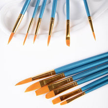 Lade das Bild in den Galerie-Viewer, Drawing Painting Kits Paint Brush Set Nylon Hair Brushes For Acrylic Oil Watercolor Painting Artist