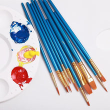 Lade das Bild in den Galerie-Viewer, Drawing Painting Kits Paint Brush Set Nylon Hair Brushes For Acrylic Oil Watercolor Painting Artist