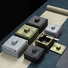 Lade das Bild in den Galerie-Viewer, Ashtray Living Room Cement Square Home Living Room Lid Simple Nordic Ins Ashtray