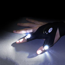 Load image into Gallery viewer, Gloves Mittens Outdoor Fishing Led Flashlight Torch Survival Camping Hiking Cycling Tool