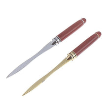 Lade das Bild in den Galerie-Viewer, Letter Openers Wood Handle Letter Opener Stainless Steel Knife Split File Envelopes School