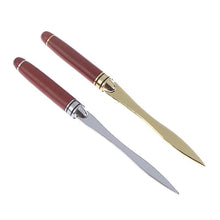 Lade das Bild in den Galerie-Viewer, Letter Openers Wood Handle Letter Opener Stainless Steel Knife Split File Envelopes School
