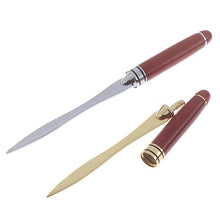 Lade das Bild in den Galerie-Viewer, Letter Openers Wood Handle Letter Opener Stainless Steel Knife Split File Envelopes School