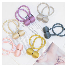 Load image into Gallery viewer, Simple Solid Color Earphone Curtain Magnetic Buckle Curtain Bandage Rope