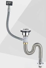 Lade das Bild in den Galerie-Viewer, Kitchen Utility Sinks Kitchen Stainless Steel Sink Drain Filter Single Tank Sink Drain Pipe Deodorant