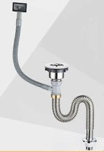Lade das Bild in den Galerie-Viewer, Kitchen Utility Sinks Kitchen Stainless Steel Sink Drain Filter Single Tank Sink Drain Pipe Deodorant