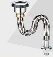 Lade das Bild in den Galerie-Viewer, Kitchen Utility Sinks Kitchen Stainless Steel Sink Drain Filter Single Tank Sink Drain Pipe Deodorant