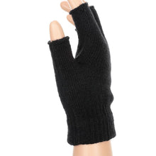 Load image into Gallery viewer, Gloves Mittens Knitted Fingerless Autumn/winter Outdoor Stretch Elastic Warm Half Finger