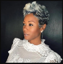 Load image into Gallery viewer, Women Wig African Side Short Curly Hair Fluffy Headgear W451