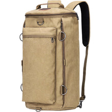 Lade das Bild in den Galerie-Viewer, Backpack Men Outdoor travel Trend Canvas School shoulder bag