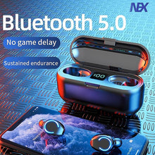 Load image into Gallery viewer, Headphones Headsets Mini Tws Bluetooth 5.0 Waterproof Wireless Earphone Headset With Microphone