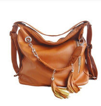 Lade das Bild in den Galerie-Viewer, Backpack Dual-Use Fashion Tassel Chain Shoulder Bag Large-Capacity Fashion Bag