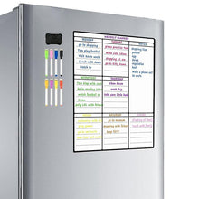 Lade das Bild in den Galerie-Viewer, Dry-Erase Boards Dry Erase Whiteboard Magnetic Weekly Calendar