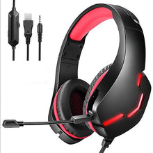 Load image into Gallery viewer, RED Gaming Wired Adjustable Headphones Headset Over Ear For ios PS4 AZ15249