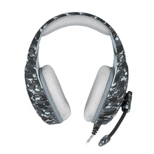 Load image into Gallery viewer, gray Camouflage 3.5mm Gaming Headset with Mic,LED Headphones For PC Laptop PS5 AZ1586