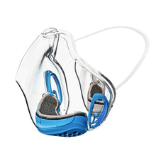 Lade das Bild in den Galerie-Viewer, 1pcs BLUE Durable Face Shield Reusable Transparent Mask Lip Reading AZ21147