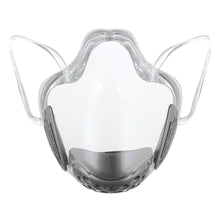 Lade das Bild in den Galerie-Viewer, 1pcs GRAY Durable Face Shield Reusable Transparent Mask Lip Reading AZ21146