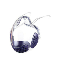 Lade das Bild in den Galerie-Viewer, 1pcs purple Durable Face Shield Reusable Transparent Mask Lip Reading AZ10290