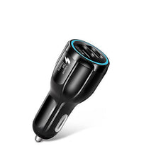 Load image into Gallery viewer, 2Pcs white 2-Ports Quick Charging 3.0 USB Car Charger AZ13557