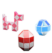 Load image into Gallery viewer, 36 Parts Snake Design Twisted Cube deformation Ruler, Kids puzzle Educational toy AZ16584