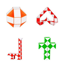 Load image into Gallery viewer, 72 Parts Snake Design Twisted Cube deformation Ruler, Kids puzzle Educational toy AZ16586