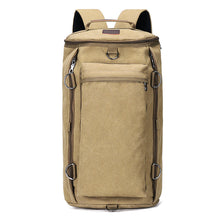 Lade das Bild in den Galerie-Viewer, Backpack Men Outdoor travel Trend Canvas School shoulder bag
