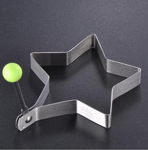 Lade das Bild in den Galerie-Viewer, 2Pcs Five-pointed star Stainless Steel Fried Egg, Pancake Shaper - Mold Kitchen Cooking Tool AZ12881