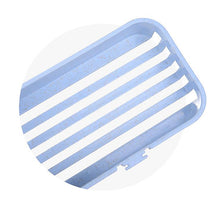 Load image into Gallery viewer, 2Pcs blue Double Soap Dishes Box,Wall Zeep Holder Shower Soap Tray Holder For Bathroom AZ17844