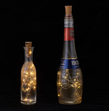 Load image into Gallery viewer, 3pcs green 20Led Garland Copper Wire Corker String Fairy Lights For Glass Craft Bottle AZ12125