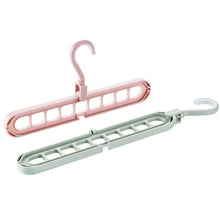 Load image into Gallery viewer, 10pcs gray Indoor hangers, household multifunctional hangers, balcony drying racks AZ12948
