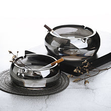 Load image into Gallery viewer, Ashtray Glass Large Small Household Cigarette Dish Trend Living Room Men Office round Ashtray