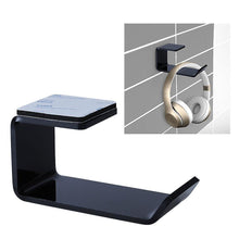 Load image into Gallery viewer, Headphone Cushions Tips Wall Mounted Space Saving Acrylic headset Holder Hanger/stand
