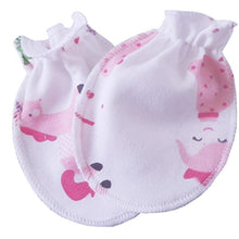 Load image into Gallery viewer, 3PCs Gloves Mittens Cute Cartoon Baby / Anti Scratch Mittens Soft Gloves